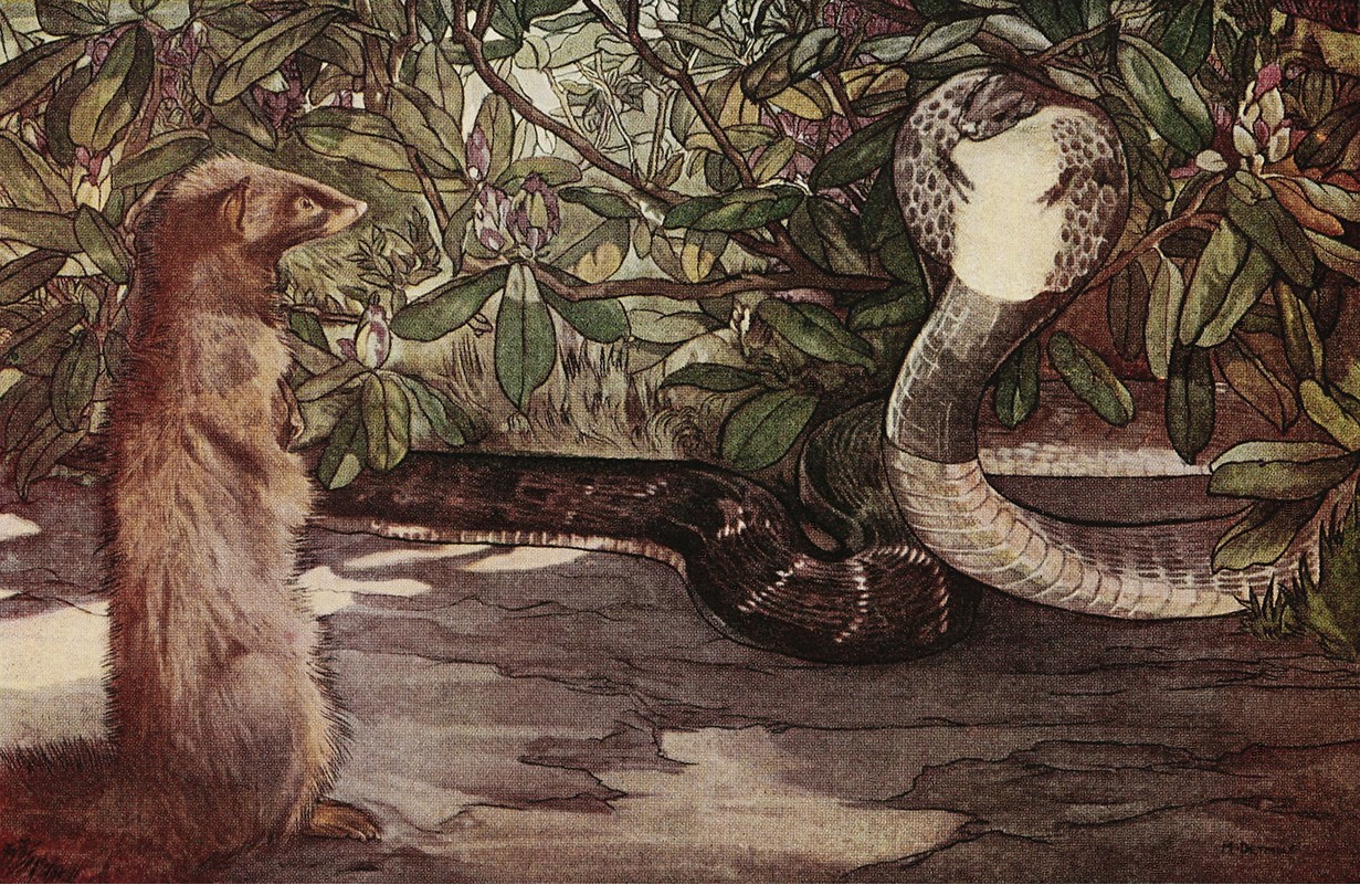 Charles Maurice Detmold and  Edward Julius Detmold. 10 Watercolour illustrations