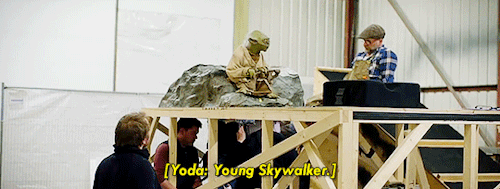 roguewn:Mark Hamill meets Yoda in The Director And The Jedi: The Last Jedi BTS