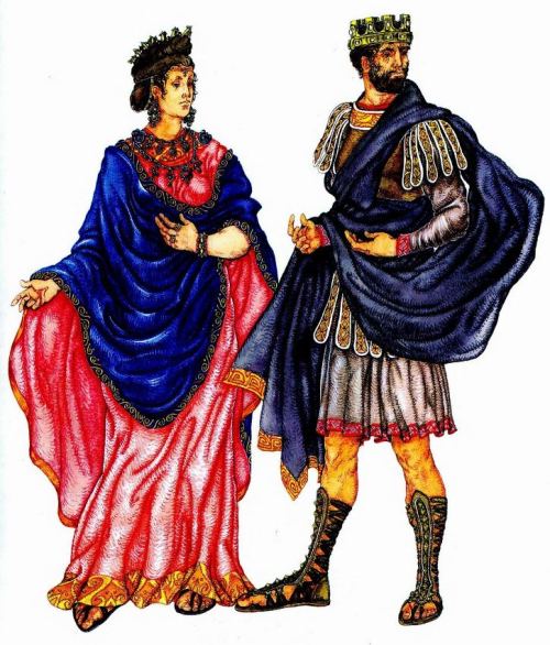 History in costumes From Pharaoh to Dandy by Anna Blaze, art by Daria Chaltykyan1. Roman patricians: