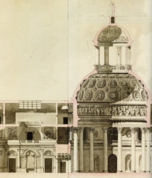 heavyanddissolved: Plans for a grand neoclassical palace for King Gustav III outside Stockholm, Swed