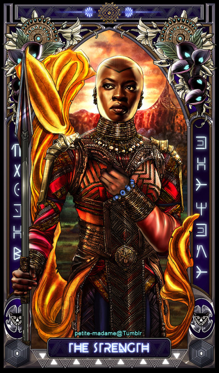 petite-madame:Black Panther Tarot (Part 2) - 2018My take on The Black Panther movie characters. Part