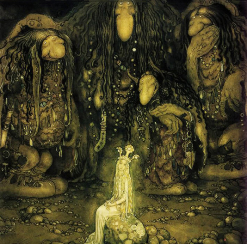 vintagegal:  The art of Swedish painter and illustrator John Bauer (June 4th, 1882 – November 20th, 1918)   Romantically Dreamy 😘❤️