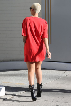 Celebstarlets:  4/1/14 - Amber Rose Out In West Hollywood.