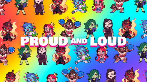  BE PROUD! BE LOUD!Every month is #pride month. At the core of our stories, we always say proudly &l