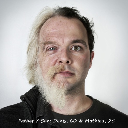 turecepcja:  crossconnectmag:Genetic portraits by Ulric Collette, photographer and graphic designer based in Québec City, Canada. A photographic research exploring the similarities between different members of the same familyPosted to Cross Connect by Mar