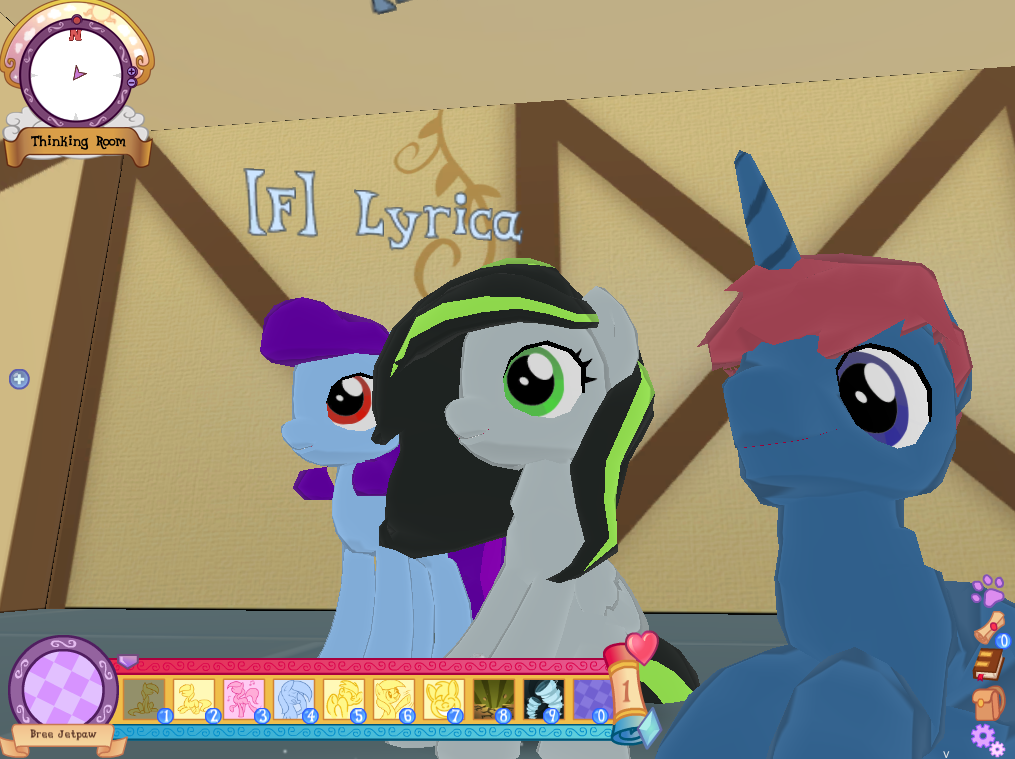 askbreejetpaw:  Fun with friends on Legends of Equestria! :3  We all hung out for