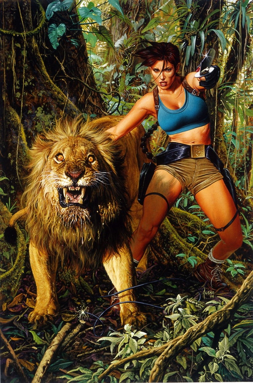 comicbookwomen:  Lara Croft-Joe Jusko