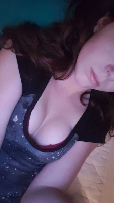 lolz1279:  Just laying around. Needing someone to grab my tits