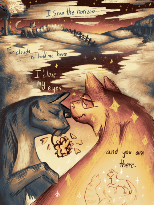 krabbu:sometimes starclan gives me emotions. thought this song would be really fitting. “Here” by Va