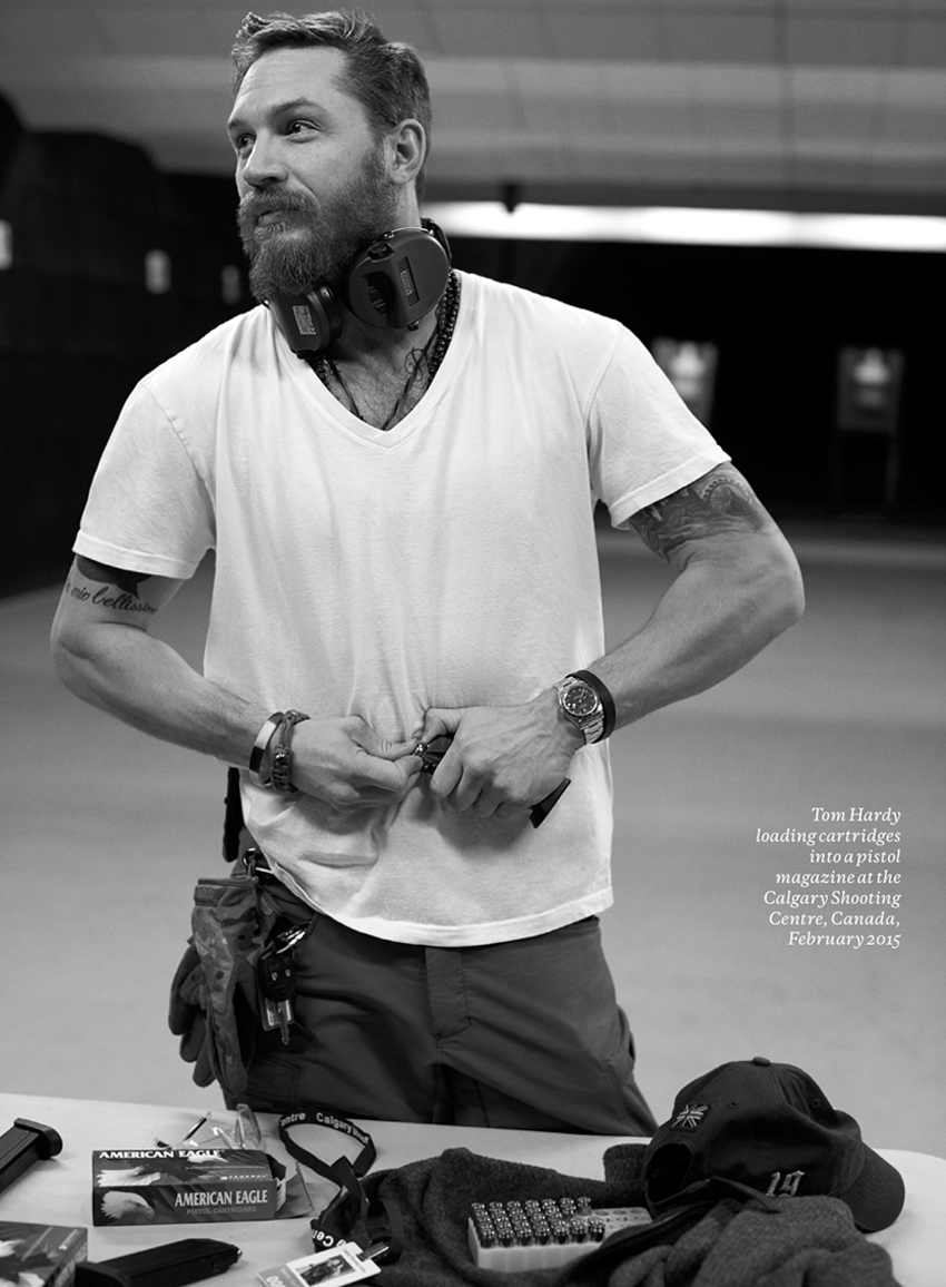 itsrainingourmen:  Tom Hardy for Esquire