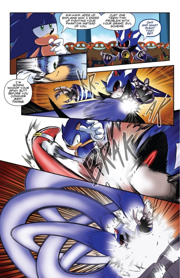 Sonic IDW Excerpt  Sonic & Knuckles Vs Neo Metal Sonic 