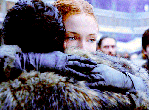 stark:Jon Snow and Sansa Stark reuniting in 8x01