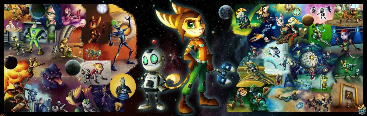 Anyway in 2012 it was Ratchet and Clank’s 10 year anniversary (jfc I feel old) and I spent an entire year drawing this piece by piece.
It’s 8/9 years old now and my art is WAY better than it was when I drew this but I still am very proud of it. Even...