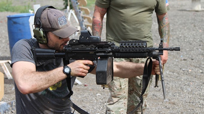 trenchmints:Cast members from 13 Hours get some range time during production of the