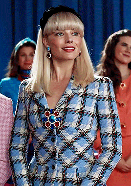 Margot Robbie As Barbie Wearing Chanel In 'Barbie' (2023) Dir. Greta Gerwig