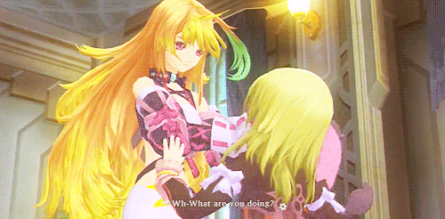 xillia:  &ldquo;You’re just so cute, I feel an irrational need to pinch your