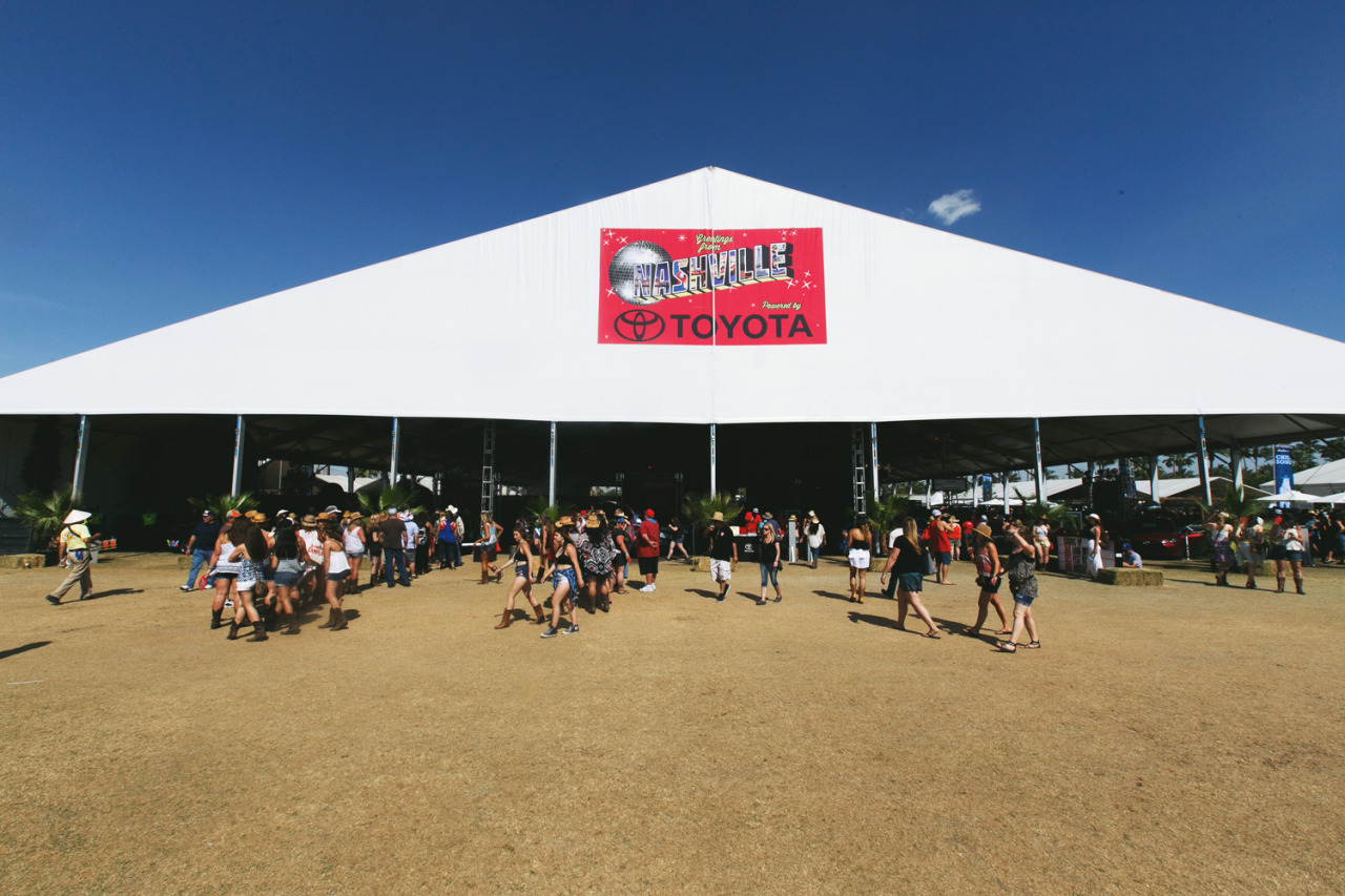 TOYOTA is in a new location this year the North... Stagecoach Festival