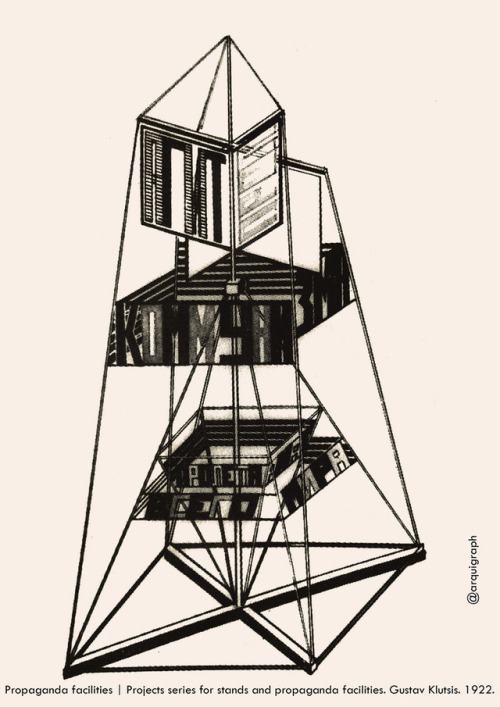  PrototypeGustav Klutsis. Projects series for stands and propaganda facilities. 1922Constructivism f