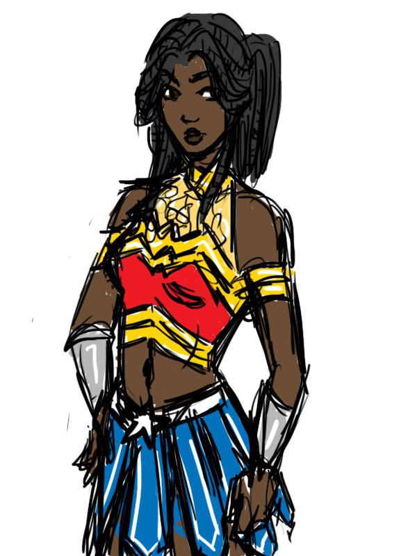 ink-and-roses:  Okay remember that girl from the 2009 Wonder woman movie?  Yeah I