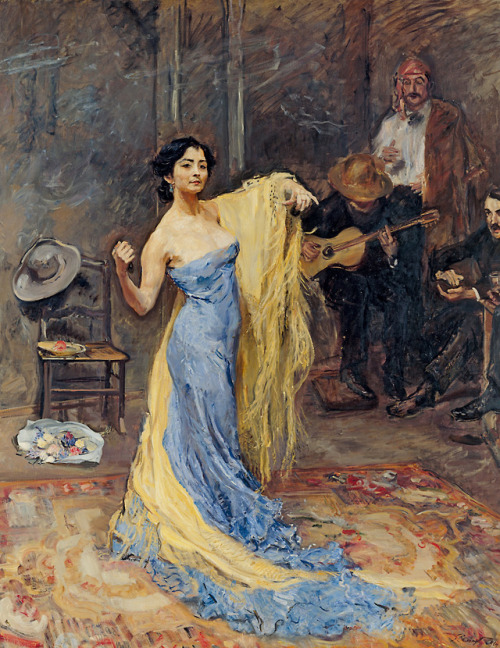 radstudies: Max Slevogt (German, 1868-1932) - Portrait of the Dancer Marietta di Rigardo, 1904