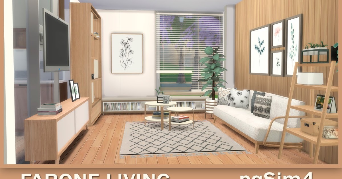 Farone Living The Sims 4 Custom Content Dopecherryblossomheart