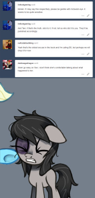 ask-canterlot-musicians:Not an invitation.;o; Octy&hellip;