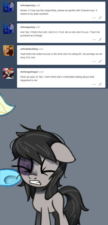 ask-canterlot-musicians:Not an invitation.;o; Octy…