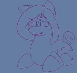 taboopony:  Little warm up sketch I did of