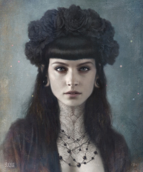 ‘Katherine’-Heres my submission for the upcoming 13th Hour Show at Last Rites gallery, N