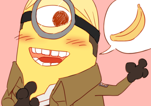 sushishishi-art:Shingeki no Banana~♥