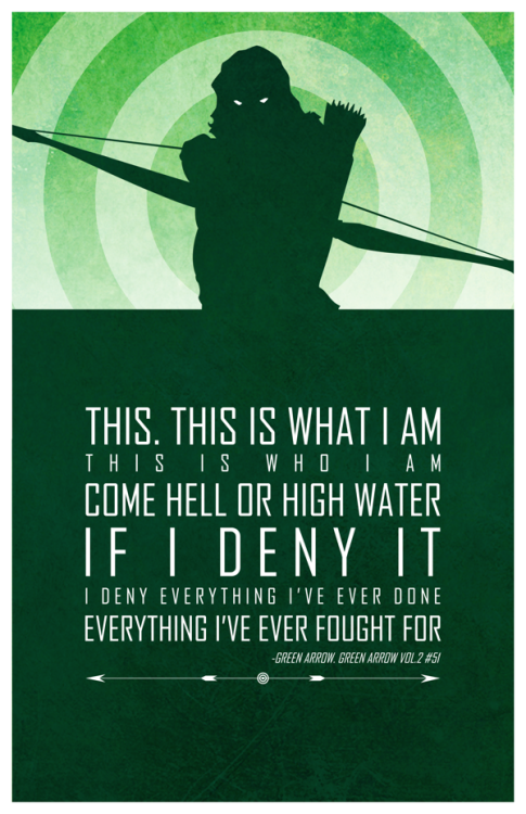 extraordinarycomics:  Heroic Words of WisdomCreated by Adam Thompson