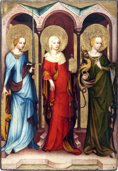 Panels from the “Altar of Trebon” by the Master of the Trebon Altarpiece in Bohemia, c. 