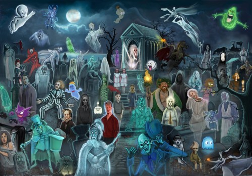 creaturesofnight: Ghosts in the Graveyard by Jordan Monsell
