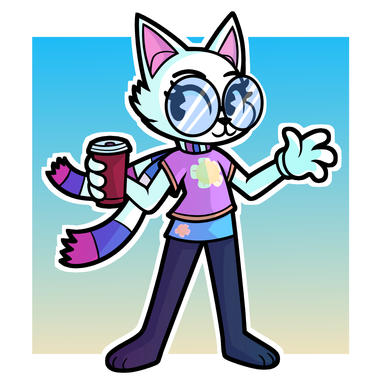 chainchomped:Finished commission for @ephemeroux!  I actually drew this with my new