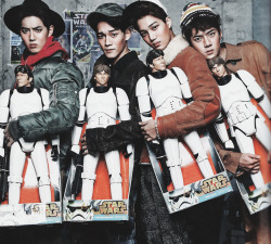 ohxing:  EXO ; Star Wars Collaboration