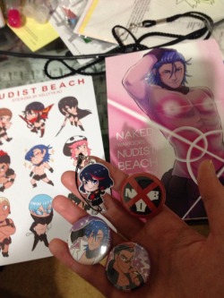slbtumblng:nudistbeachzine:eus-mylus:I had a pretty boring day…BUT THEN EVERYTHING CHANGED WHEN MY COPY OF THE NUDIST BEACH ZINE CAME IN THE MAIL. THANKS kellyykao  I’m glad it brightened your day :)))  These cute charms, I need one of Ragyo :(  