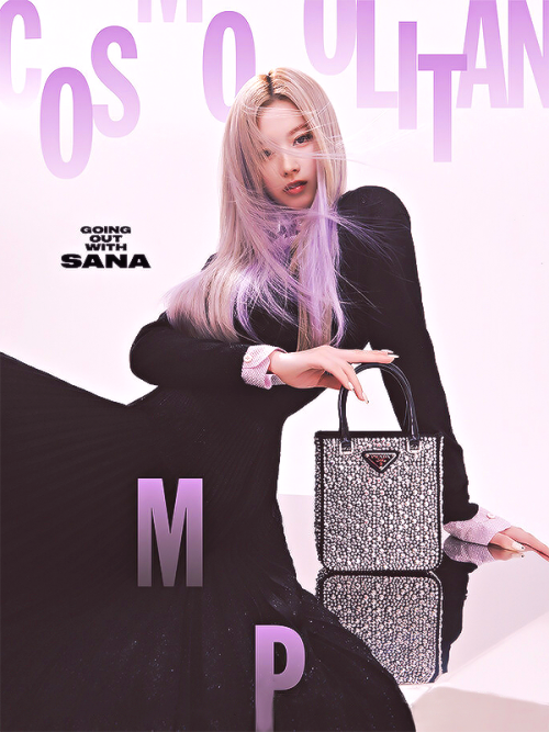 dailytwice: sana ✗ prada ✗ cosmopolitan korea