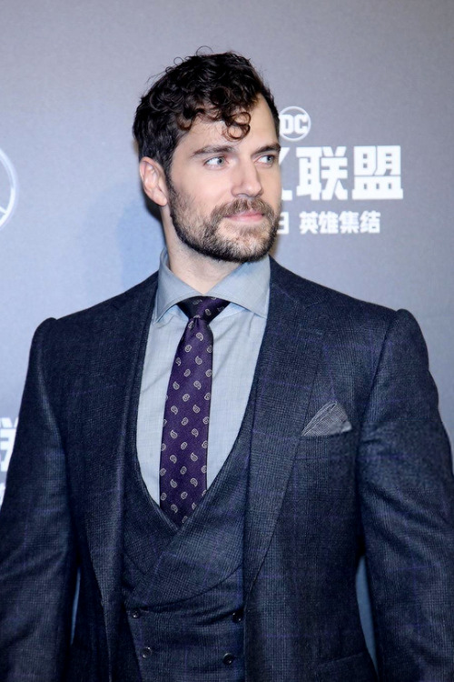 amancanfly: Henry Cavill at the Justice League Beijing Premiere, 26th October 2017.