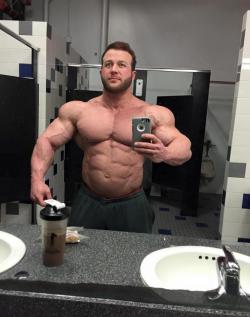 needsize:  Jacked to the max. Delts and arms