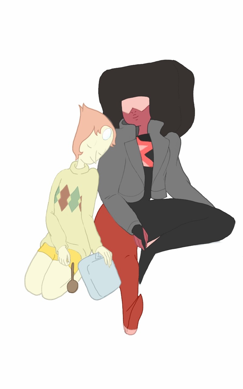 prettyprpalmtree:  Colored the doodle from the other night (Could be better… but!)