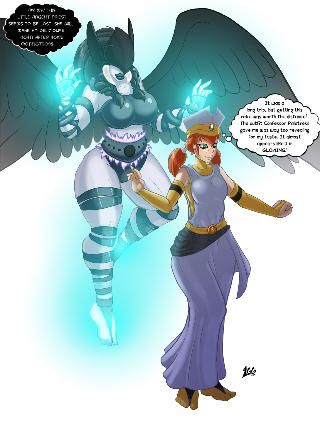 lurkergg:  Val'kyr and the Priestess part 1 Part 2 Merry Christmas everyone. Here