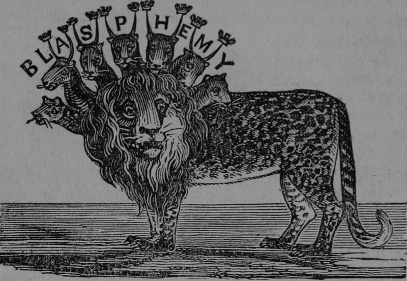 chaosophia218:  David Cambell - Blasphemy, “Illustrations of Prophecy”, 1840.