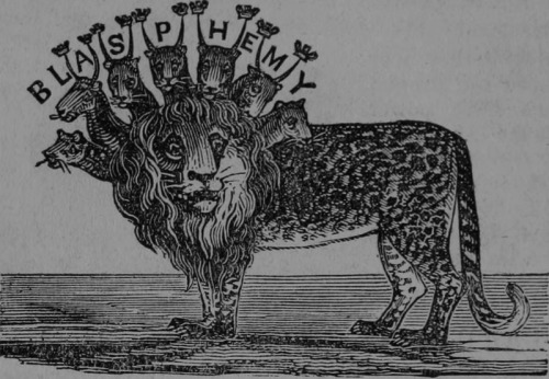 chaosophia218: David Cambell - Blasphemy, “Illustrations of Prophecy”, 1840.