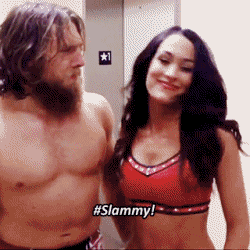 barraging:  Daniel Bryan and Brie Bella, the couple of the year winner!