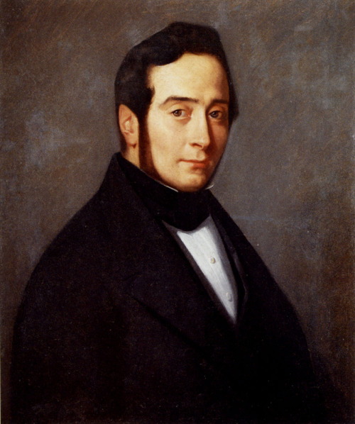 Portrait Of Eugene Canoville, 1840, Jean-Francois MilletMedium: oil,canvashttps://www.wikiart.org/en