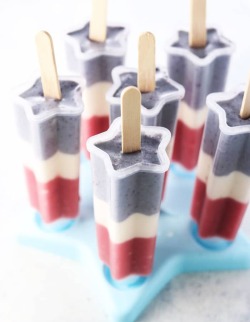 sweetoothgirl:  RED, WHITE & BLUE POPSICLES