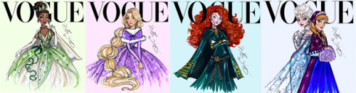 Porn photo gryffndore:  Disney Divas for Vogue by Hayden