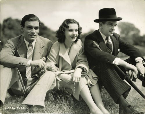 Lawrence Olivier, Vivien Leigh and Leslie Banks in “21 Days” directed by Basil Dean (194