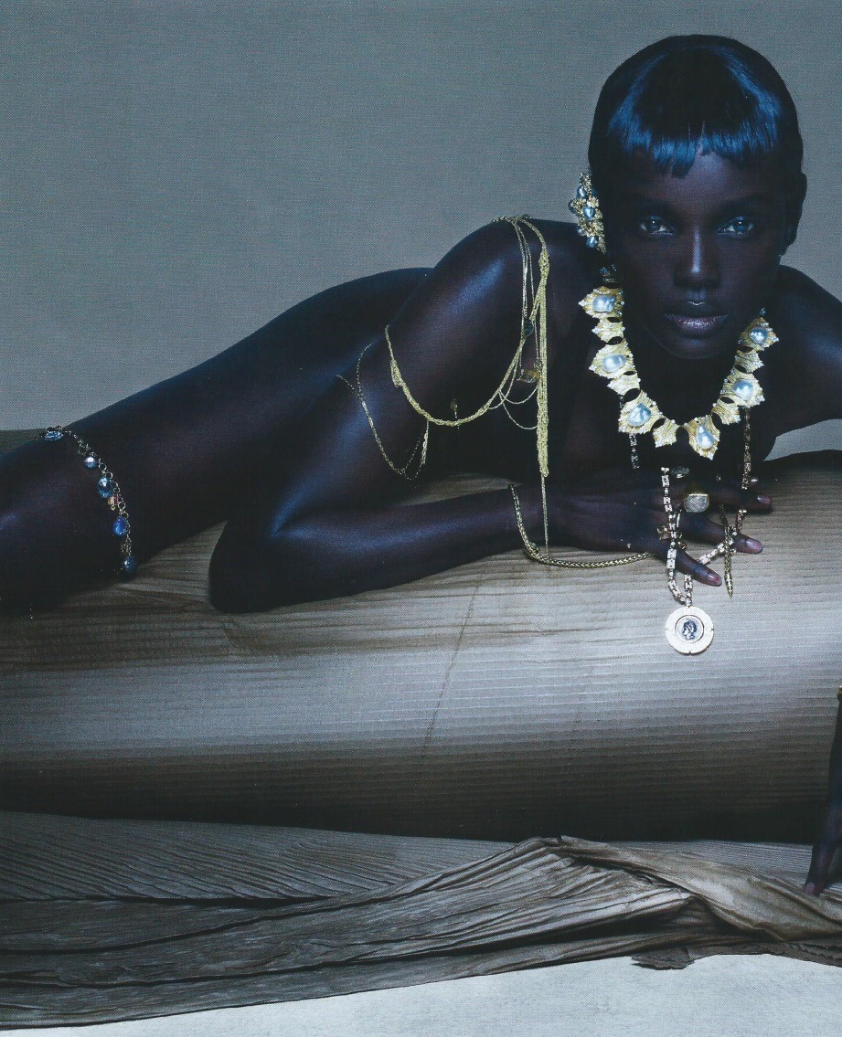 a-state-of-bliss: Vogue UK April 2019 ‘From Byzantium’ - Duckie Thot by Nick