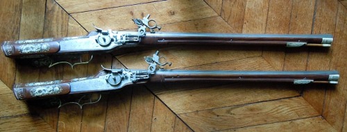 A pair of French Wheel-lock carbines, mid 17th centuryFrom Le Curieux